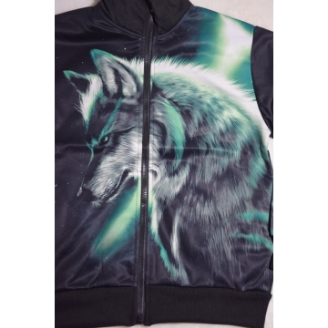 Chlapecká mikina s vlkem – měkká, teplá a stylová