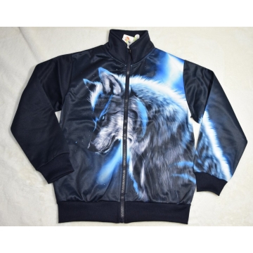 Chlapecká mikina s vlkem – měkká, teplá a stylová