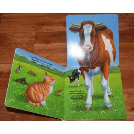 Mláďátka na statku kniha s velkými klopami