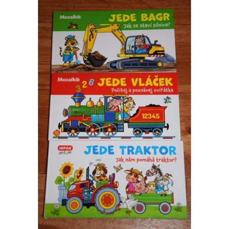 LEPORELO - Jede traktor, vláček , bagr