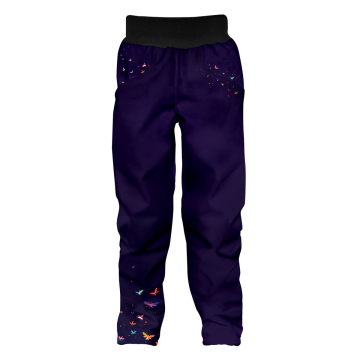 Softshellové kalhoty dětské WAMU, DUHOVÁ KOČKA