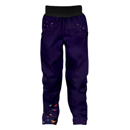 Softshellové kalhoty dětské WAMU, DUHOVÁ KOČKA