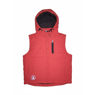 Vyteplená vesta Kugo s kapucou vel.128