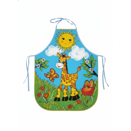 Dětská zástěrka - žirafa