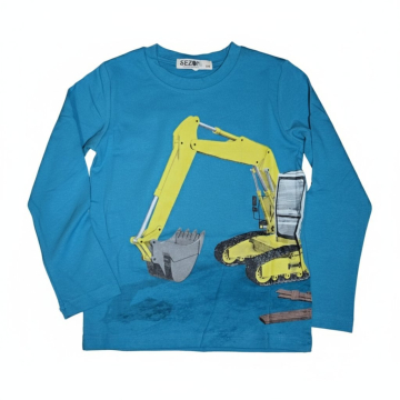 Chlapecké tričko dlouhý rukáv BAGR modrá