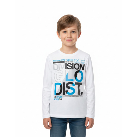 Chlapecké tričko dlouhý rukáv Glo-story nápis