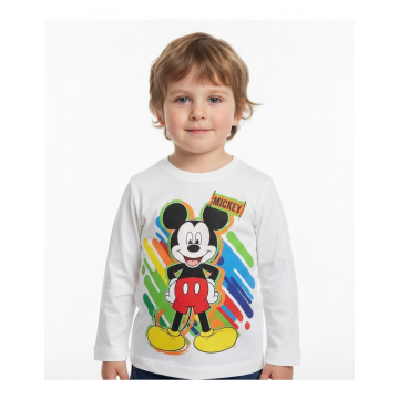 Chlapecké tričko dlouhý rukáv myšák Mickey Disney