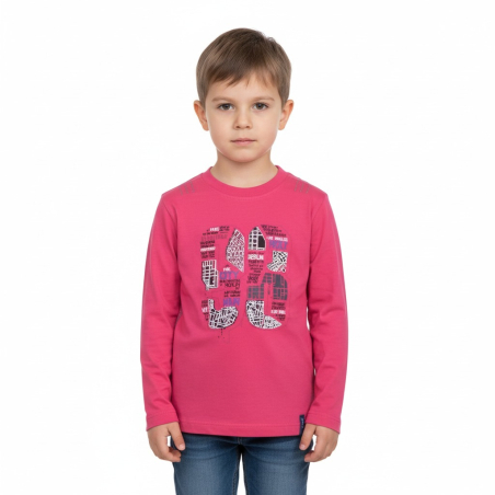 Chlapecké triko dlouhý rukáv Wolf  červená