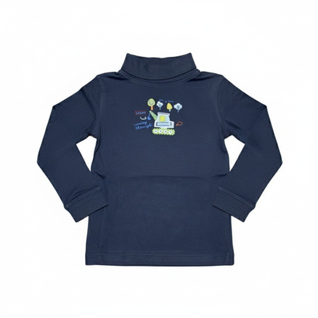 Chlapecký rolák Kugo  dlouhý rukáv  bagr