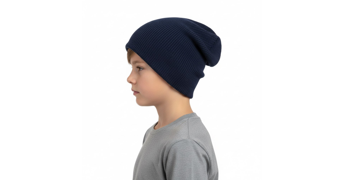 Pletená zimní  čepice homeless chlapecká