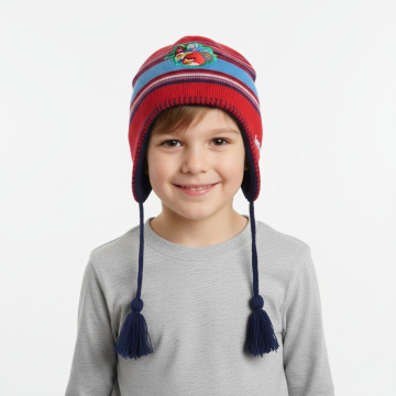 Zimní pletená čepice Angry Birds prodloužená