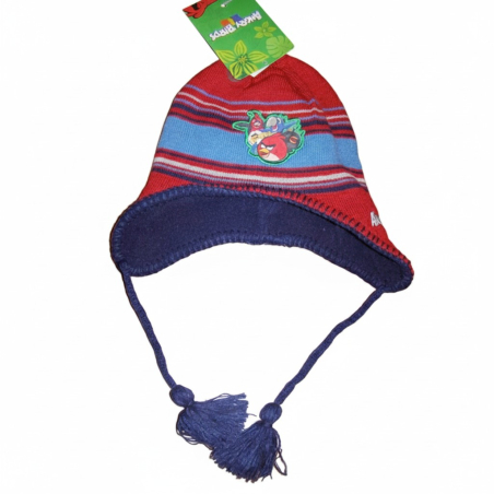 Zimní pletená čepice Angry Birds prodloužená