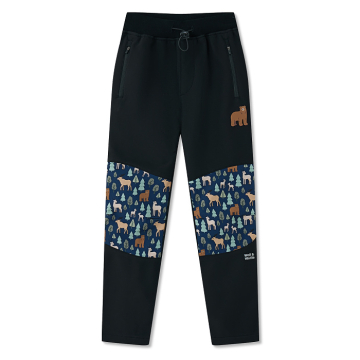 Softshellové kalhoty Wolf zateplené B2595 lesní zvířátka