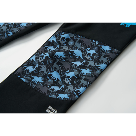 Softshellové kalhoty Wolf zateplené B2595 dinosaurus