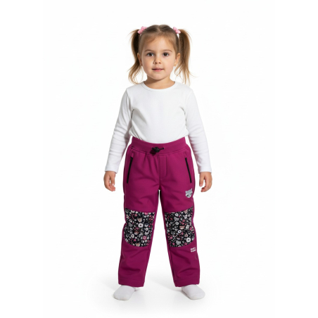 Softshellové kalhoty Wolf zateplené B2591 lesní zvířátka