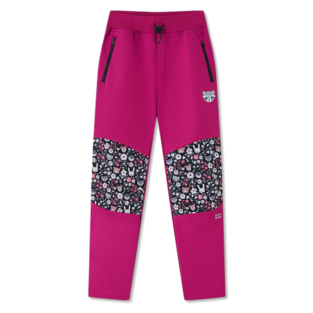 Softshellové kalhoty Wolf zateplené B2591 lesní zvířátka