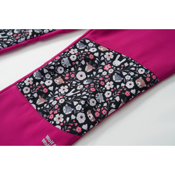 Softshellové kalhoty Wolf zateplené B2591 lesní zvířátka