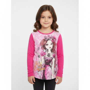 Dívčí tričko dlouhý rukáv Ever after High