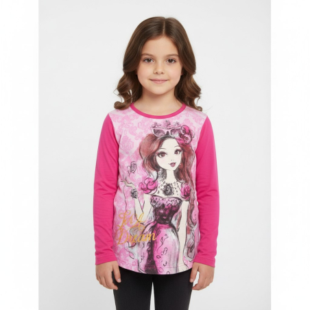 Dívčí tričko dlouhý rukáv Ever after High