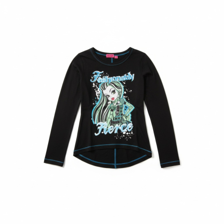 Dívčí tričko dlouhý rukáv MONSTER HIGH  černé