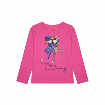 Dívčí tričko dlouhý rukáv holčičky Wolf