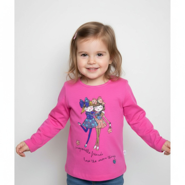 Dívčí tričko dlouhý rukáv holčičky Wolf