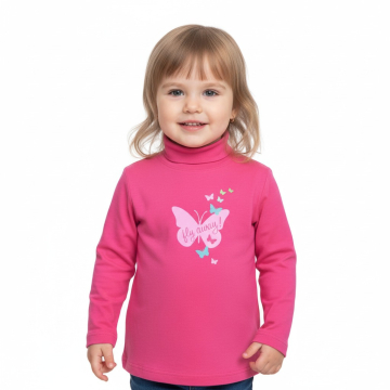 Dívčí triko - rolák Wolf   motýlek