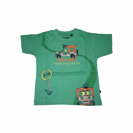 Chlapecké triko krátký rukáv  auta Coonoor