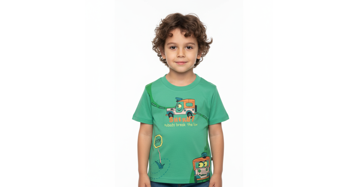 Chlapecké triko krátký rukáv  auta Coonoor