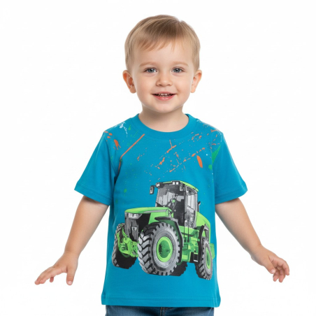Chlapecké tričko krátký rukáv TRAKTOR Kugo