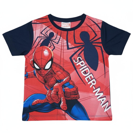 Chlapecké tričko krátký rukáv  Spiderman tm.modrá