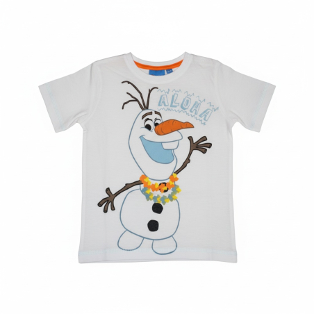 Letní tričko krátký rukáv Frozen sněhulák OLAF