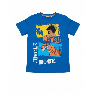 Tričko krátký rukáv Kniha džunglí - Mauglí a tygr