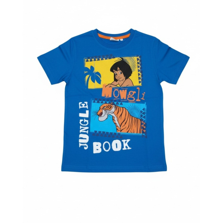 Tričko krátký rukáv Kniha džunglí - Mauglí a tygr