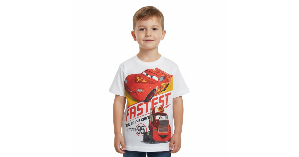 Chlapecké tričko krátký rukáv auto Cars