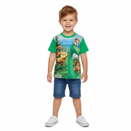 Chlapecké tričko krátký rukáv hodný dinosaurus