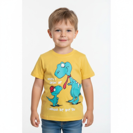 Chlapecké tričko krátký rukáv dinosaurus