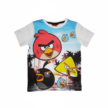 Chlapecké letní tričko krátký rukáv Angry Birds