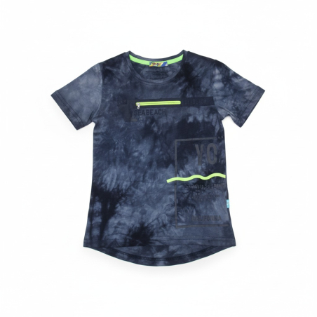 Chlapecké letní tričko krátký rukáv maskáč Kugo