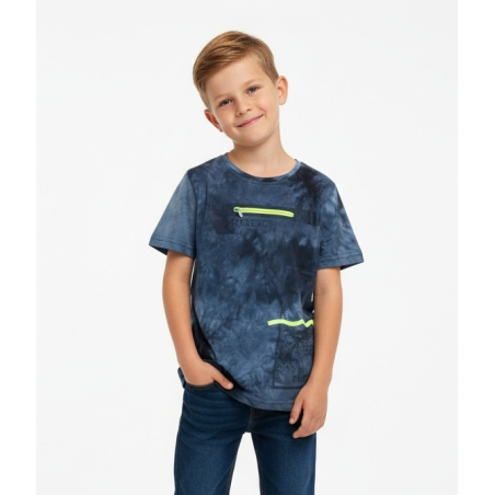 Chlapecké letní tričko krátký rukáv maskáč Kugo