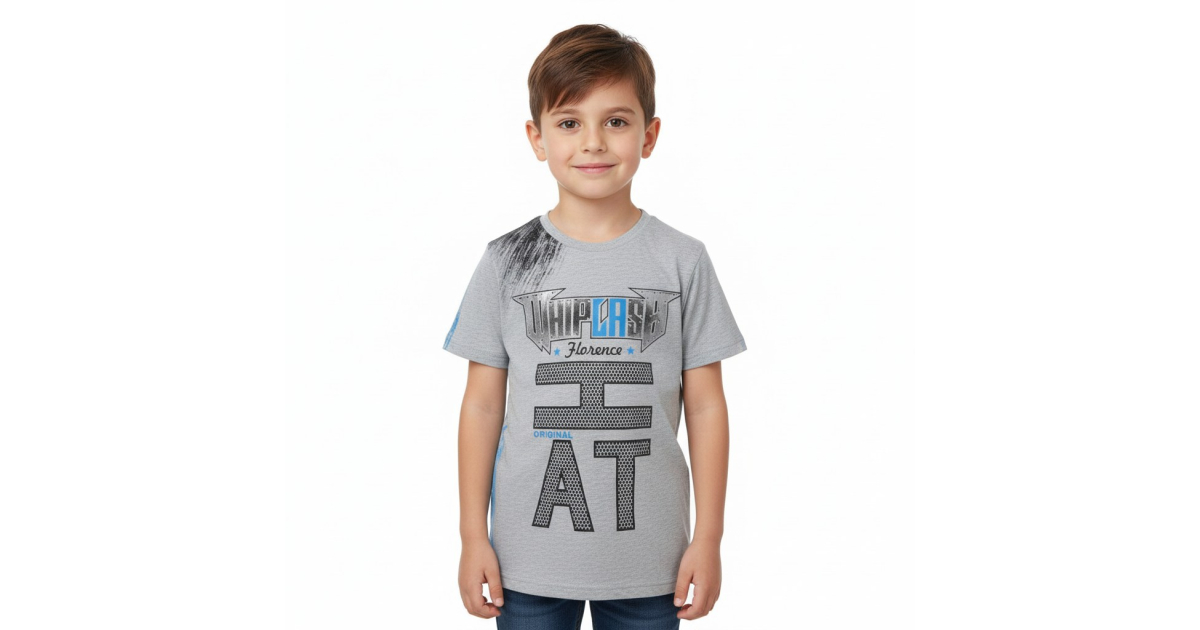 Chlapecké letní tričko krátký rukáv nápis Kugo