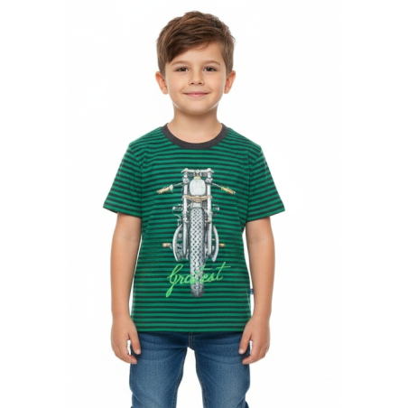 Chlapecké tričko krátký rukáv motorka Kugo mix barev