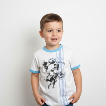 Chlapecké tričko krátký rukáv Wolf fotbal