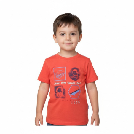 Chlapecké letní tričko krátký rukáv Wolf