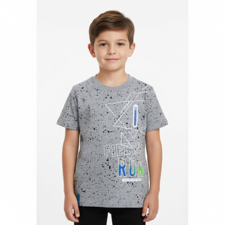 Chlapecké letní tričko krátký rukáv Kugo - reflexní