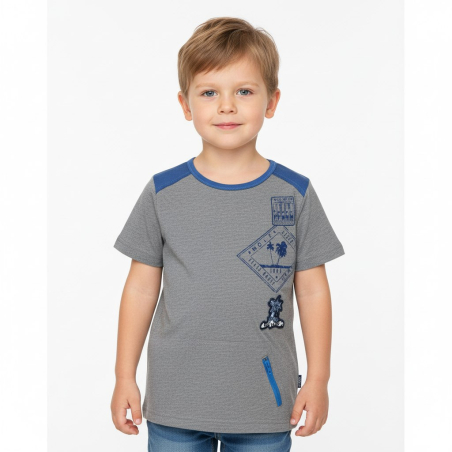 Chlapecké letní tričko Wolf s kapsičkou