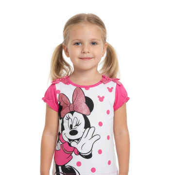 Dívčí letní tričko myška Minnie Disney