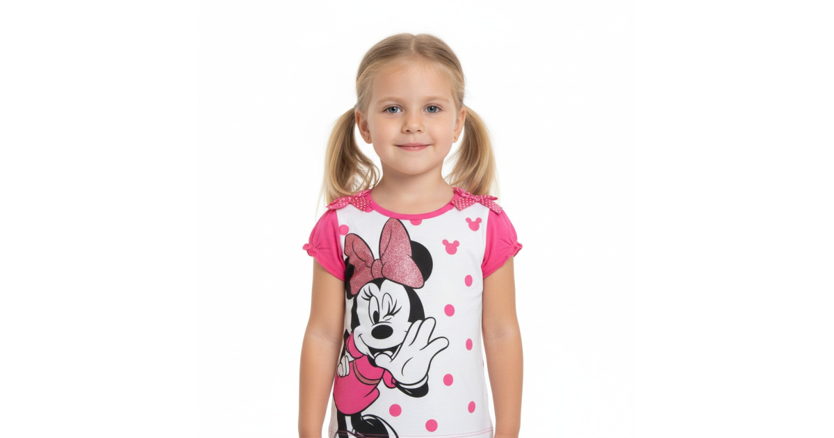 Dívčí letní tričko myška Minnie Disney