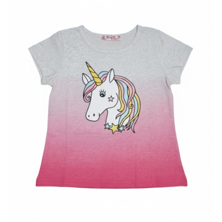 Dívčí letní tričko jednorožec koníček Kugo