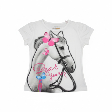 Dívčí letní tričko koníček Kugo